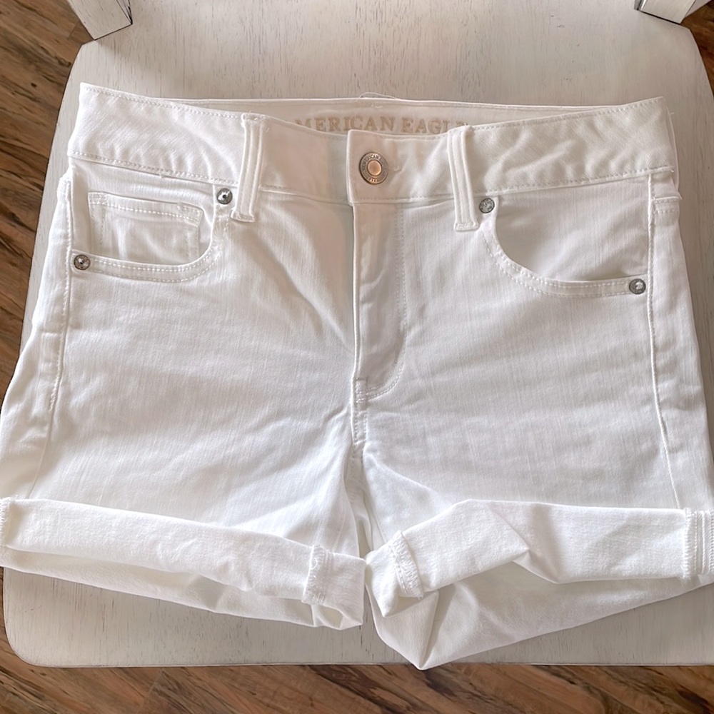 American Eagle White Youth Shorts